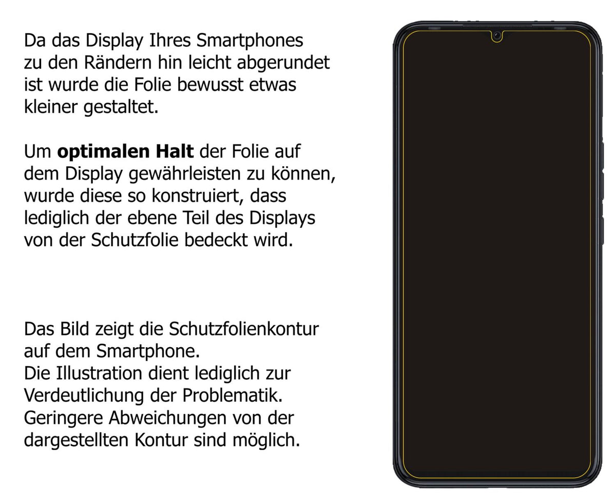 dipos Displayschutz für Tecno Pova Neo, mattierte Oberfläche, robuste Festigkeit und perfekte Passform