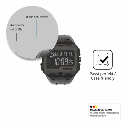 Schutzfolie mit optimaler Passform, zur Verwendung mit Hüllen geeignet