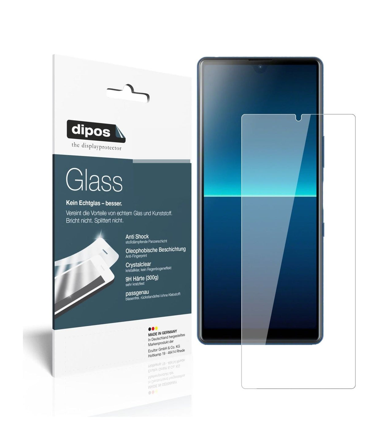 1x 9H Schutzfolie für Sony Xperia L4 Panzerfolie