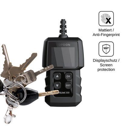 Blickschutzfolie für Topdon ArtiLink 300 matt Schutzfolie Privacy