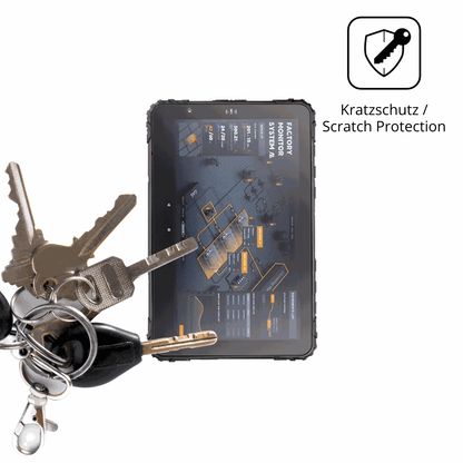 Schutz gegen Kratzer auf dem Topicon MDT880 Glas durch Schlüssel oder Ähnliches