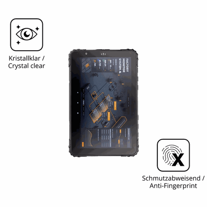 Flexible TPU-Folie passend zugeschnitten für Topicon MDT880, vollständige Abdeckung
