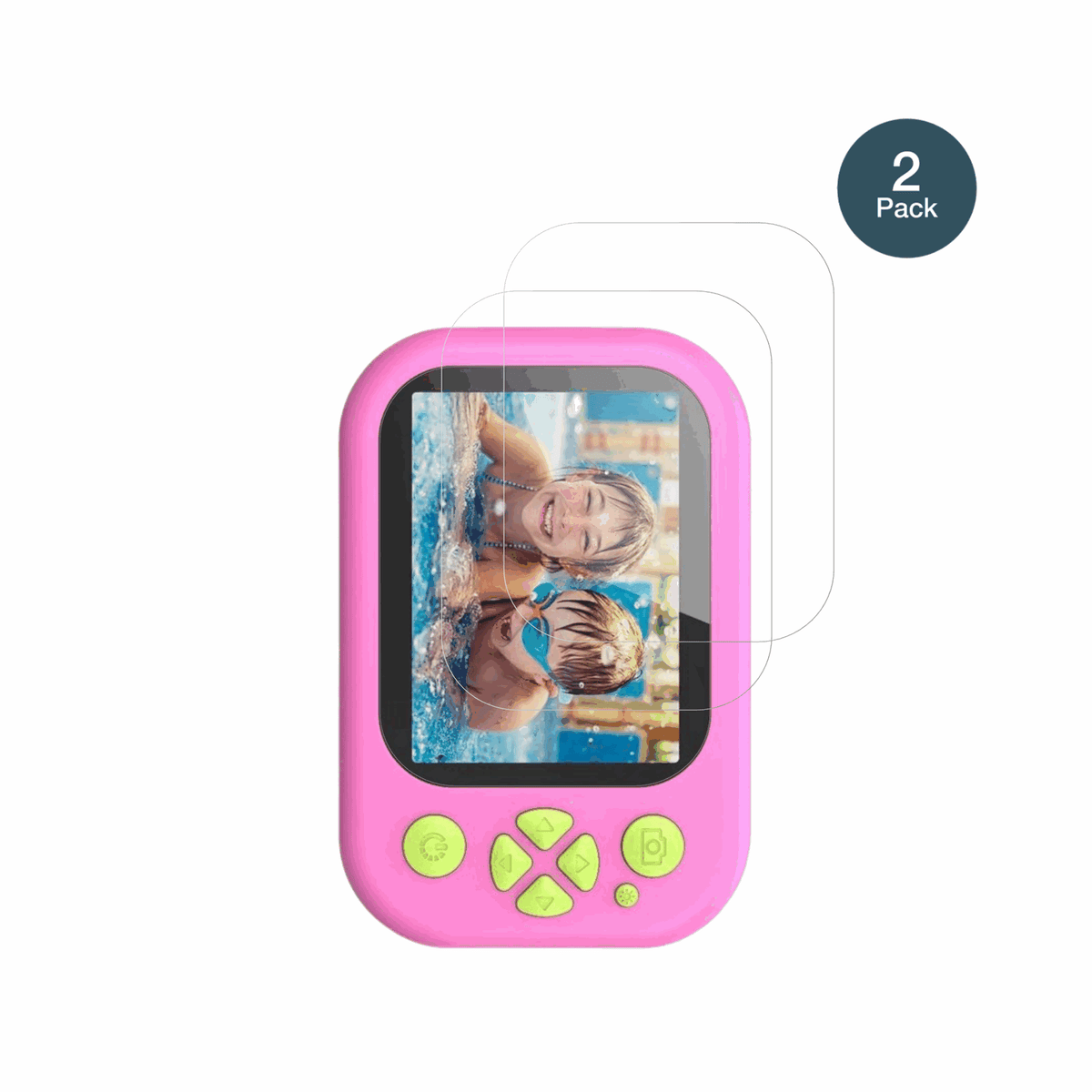 TosajuG340 mit aufgebrachter dipos Flex Schutzfolie, glasklare Darstellung ohne Einschränkungen