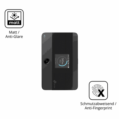 Dünne und entspiegelnde Folie passend zugeschnitten für TP-Link M7350