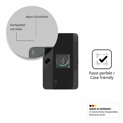 Schutzfolie mit optimaler Passform, zur Verwendung mit Hüllen geeignet