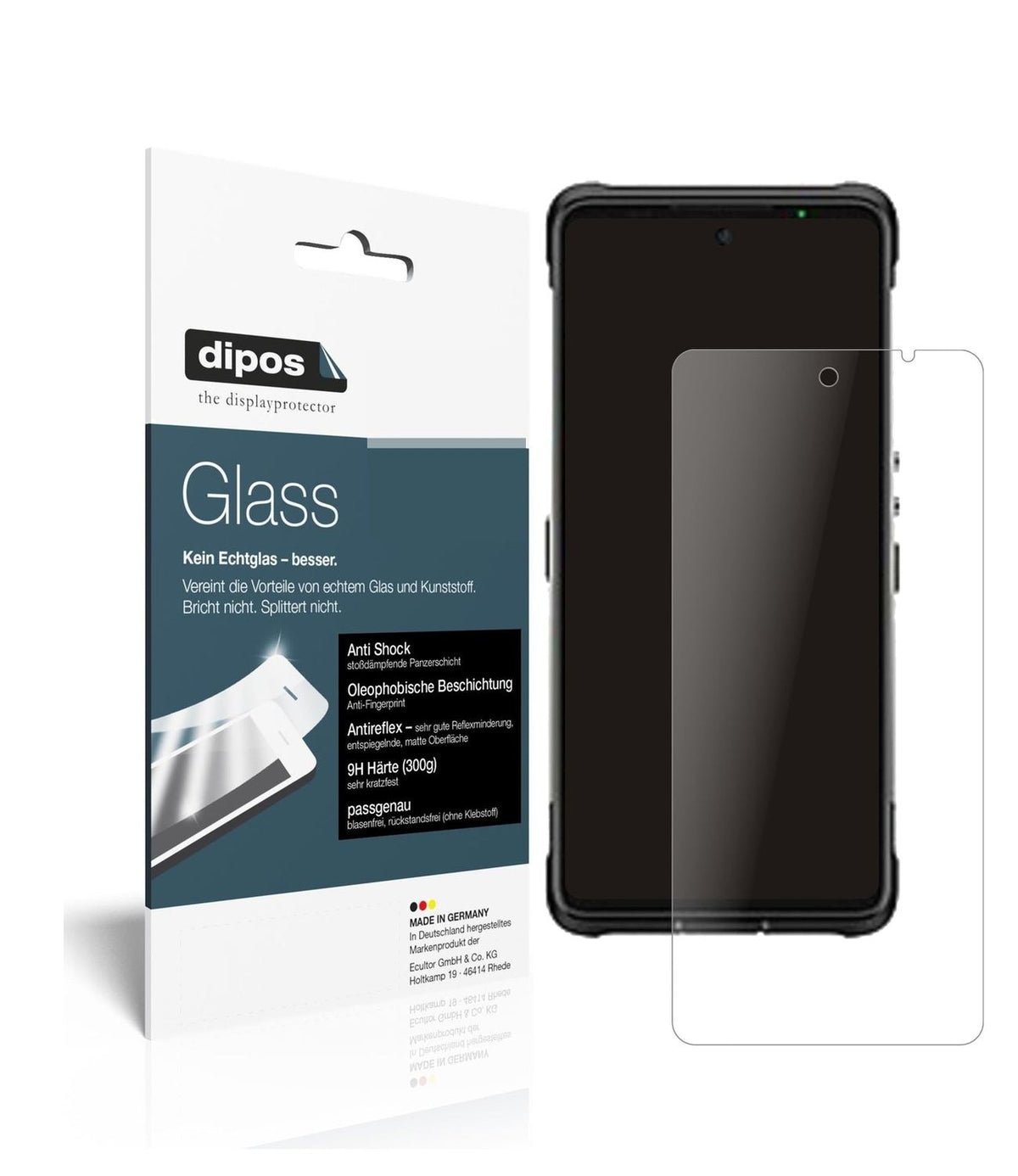 1x 9H Schutzfolie matt für Ulefone Armor 10 5G Panzerfolie