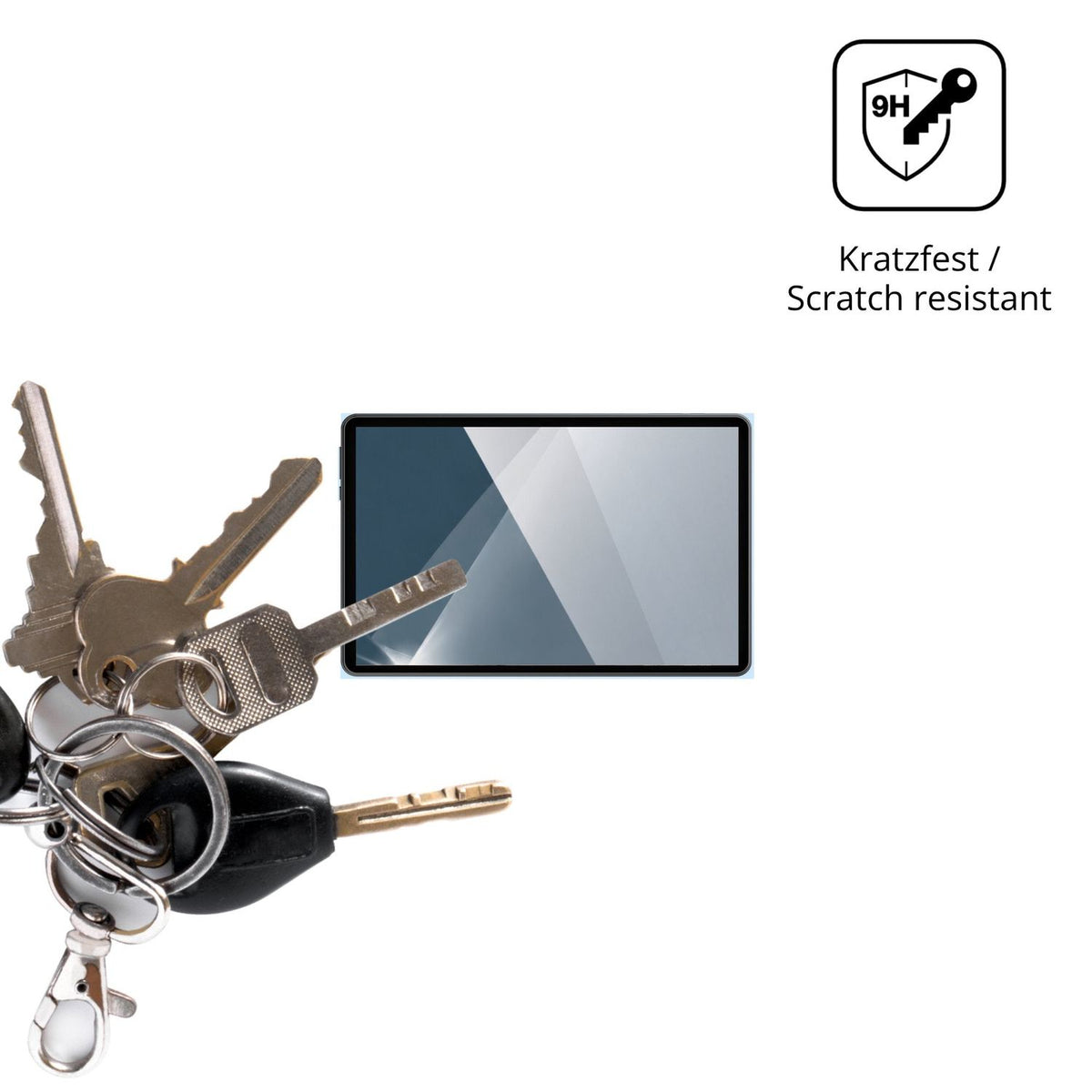 dipos Displayschutz für UBDXBD M70, transparente Oberfläche, perfekte Passform auch für die Rundungen