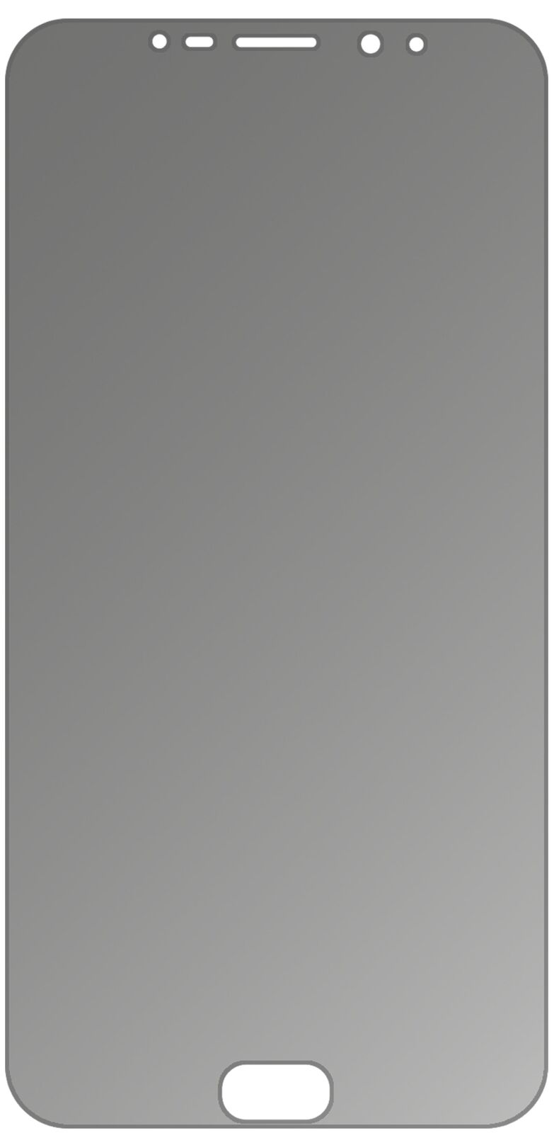 dipos Displayschutz für Uhans Max 2, mattierte Oberfläche, Blickschutzfilter und perfekter Passform