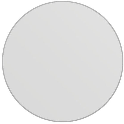 dipos Displayschutz für Uhr 59.5 mm Durchmesser, mattierte Oberfläche, geringe Dicke und perfekte Passform