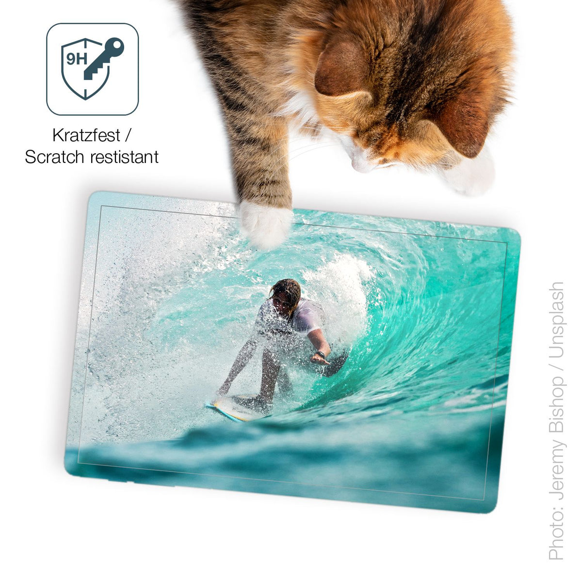 dipos Displayschutz für Ulefone Tab A10 Pro, transparente Oberfläche, perfekte Passform auch für die Rundungen