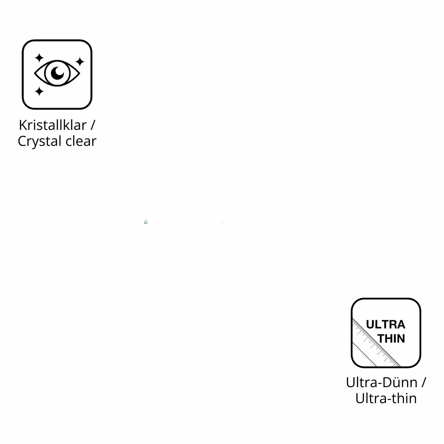 Dünne und klare Folie passend zugeschnitten für Ulefone A11 Pro