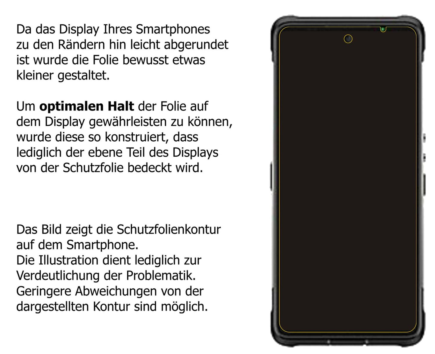 1x 9H Schutzfolie für Ulefone Armor 10 Panzerfolie