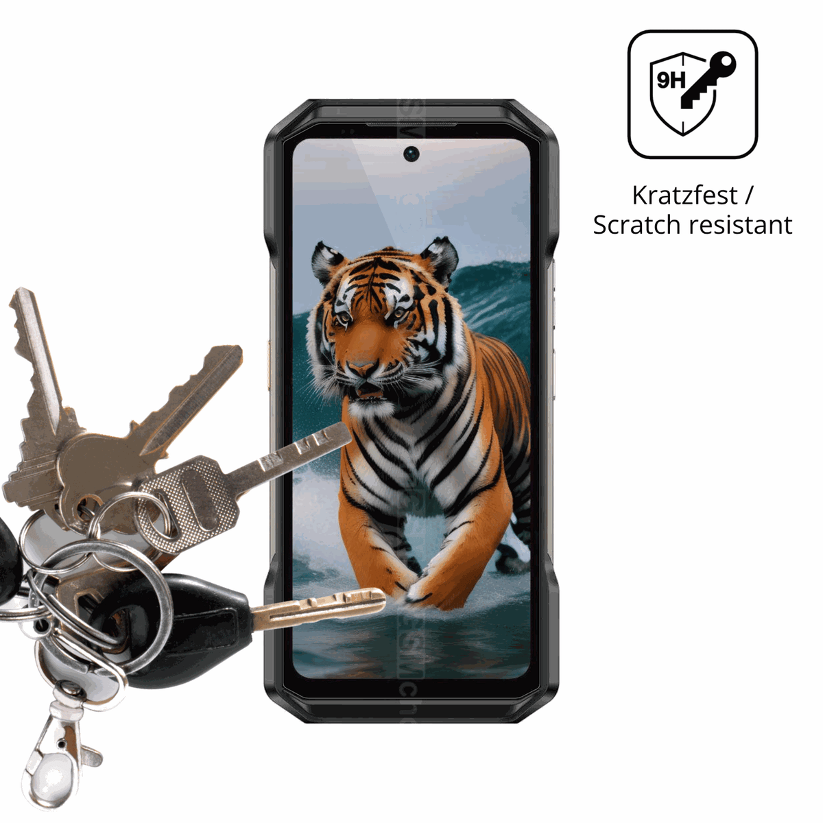 2x 9H Schutzfolie für Ulefone Armor 27T+ Panzerfolie