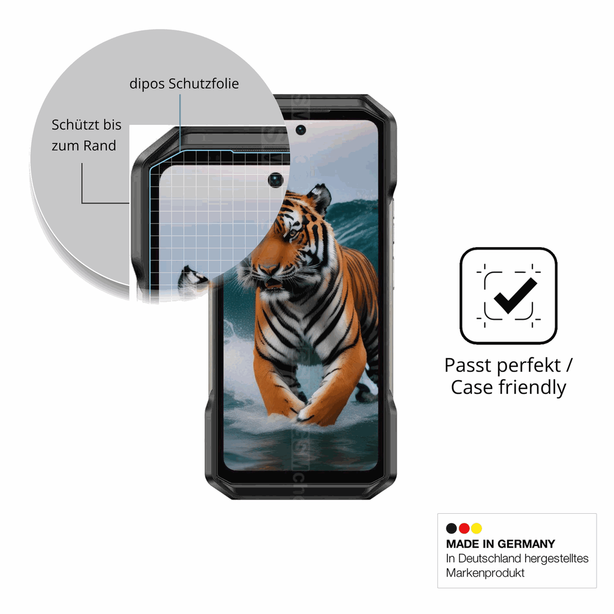 2x 9H Schutzfolie für Ulefone Armor 27T+ Panzerfolie