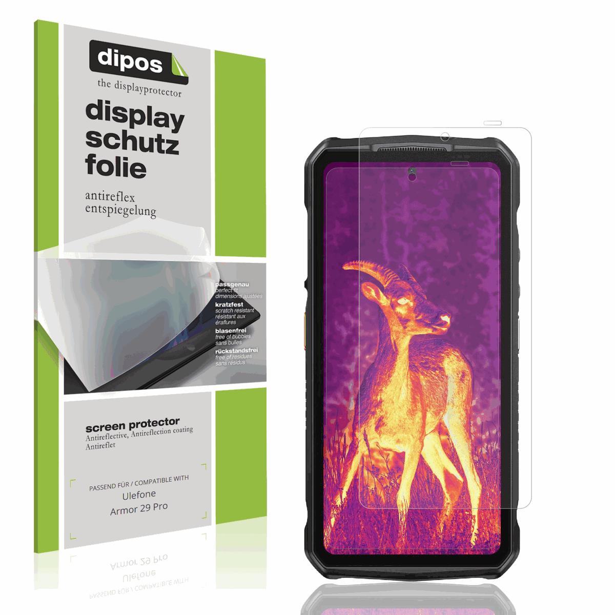 4x Schutzfolie matt für Ulefone Armor 29 Pro Display-Schutzfolie