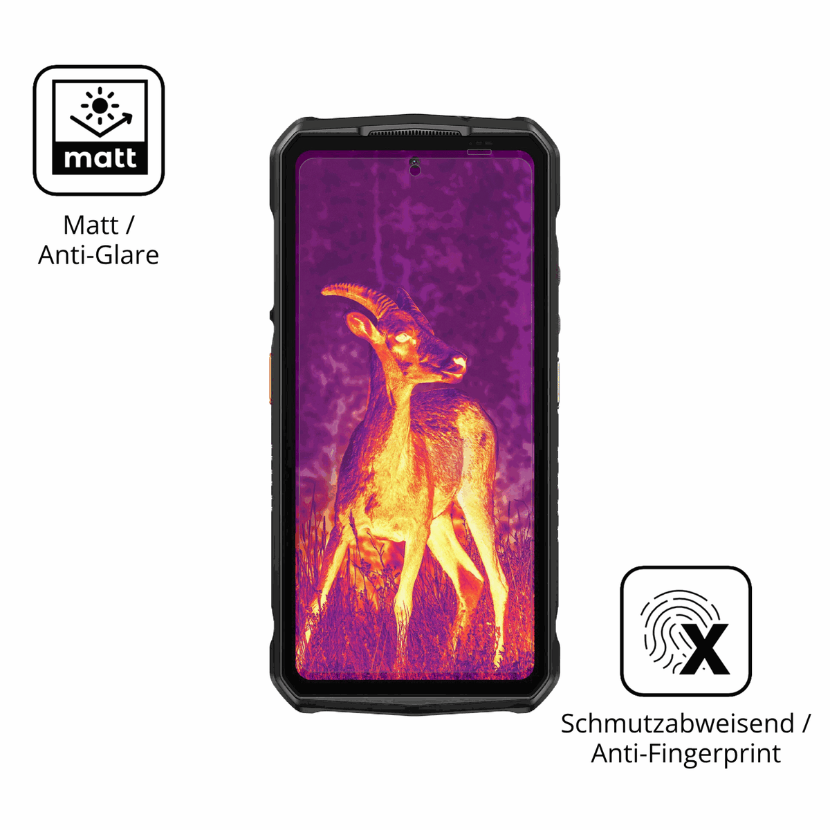 4x Schutzfolie matt für Ulefone Armor 29 Pro Display-Schutzfolie