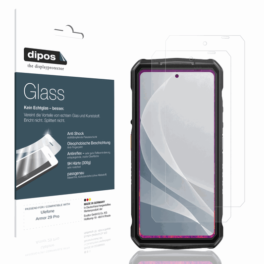 2x 9H Schutzfolie matt für Ulefone Armor 29 Pro Panzerfolie