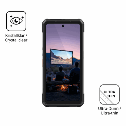Dünne und klare Folie passend zugeschnitten für Ulefone Armor 34 Plus