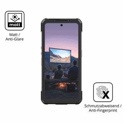 9H Hartbeschichtete, flexible Folie passend zugeschnitten für Ulefone Armor 34 Plus