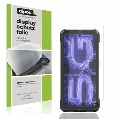 4x Schutzfolie matt für Ulefone Armor 34 Pro+ Display-Schutzfolie