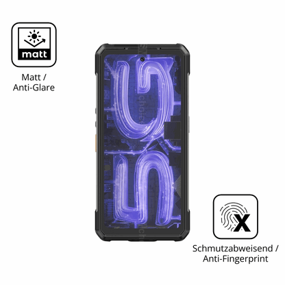 4x Schutzfolie matt für Ulefone Armor 34 Pro+ Display-Schutzfolie