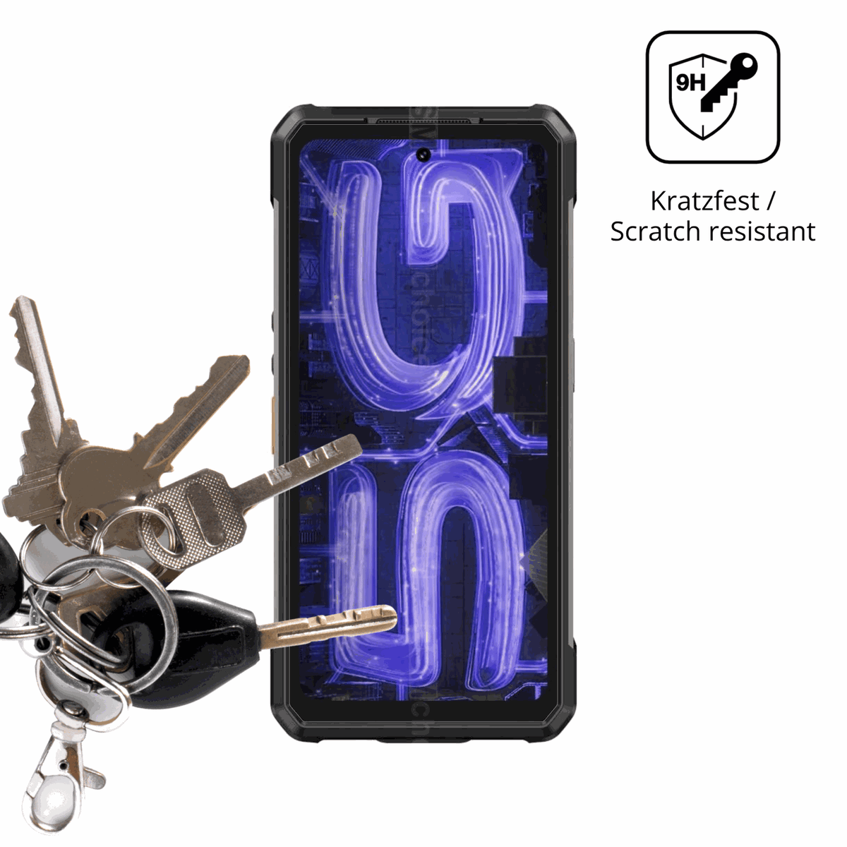 2x 9H Schutzfolie für Ulefone Armor 34 Pro+ Panzerfolie