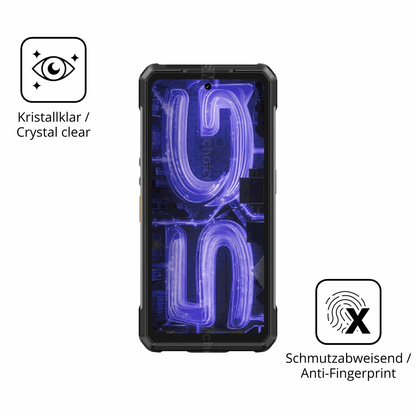 2x 9H Schutzfolie für Ulefone Armor 34 Pro+ Panzerfolie