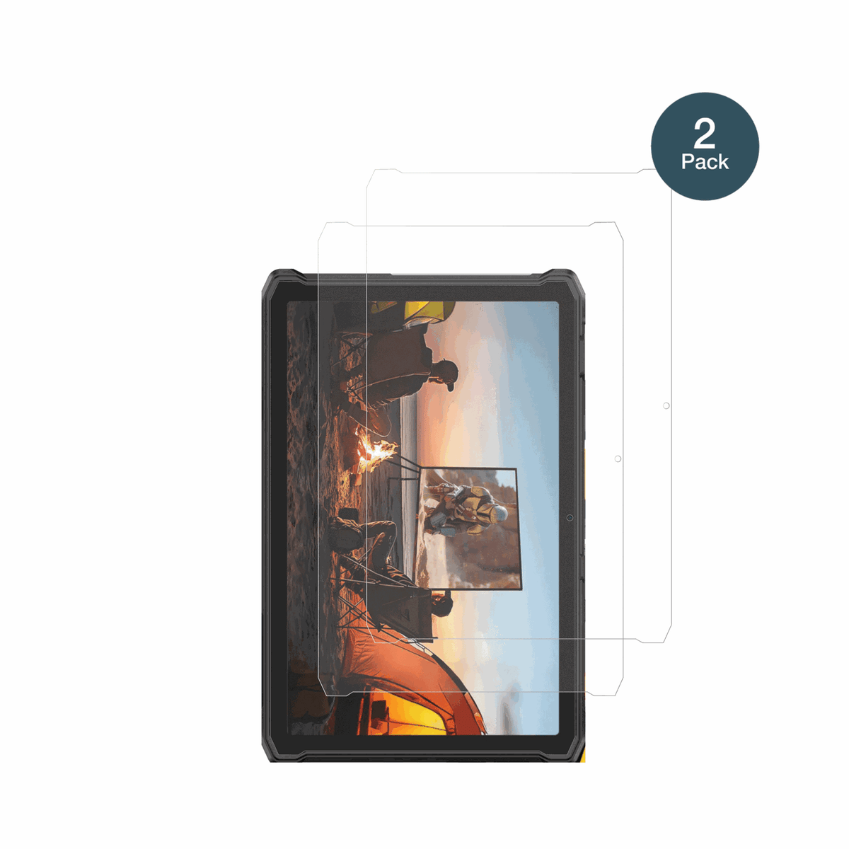 ulefonearmor pad 5 ultra mit aufgebrachter dipos Panzerfolie, die lästige Fingerabdrücke minimiert