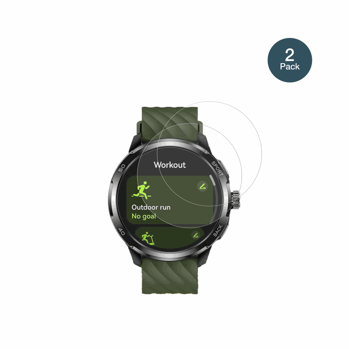 2x 9H Schutzfolie matt für Ulefone Armor Watch Pro Panzerfolie