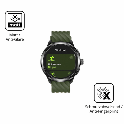 2x 9H Schutzfolie matt für Ulefone Armor Watch Pro Panzerfolie