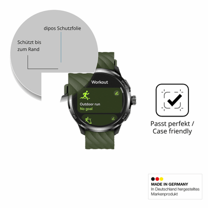2x 9H Schutzfolie matt für Ulefone Armor Watch Pro Panzerfolie