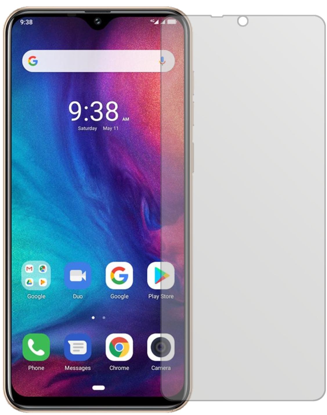 5x Schutzfolie matt für Ulefone Note 7P Display-Schutzfolie
