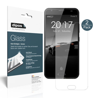 Perfekte Passform und ultimative Qualität: Unser 9H Panzerglas bietet Schutz für Ulefone-Power 2