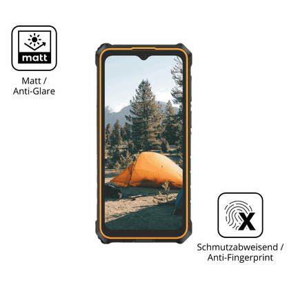 9H Hartbeschichtete, flexible Folie passend zugeschnitten für Ulefone RugKing 3 Pro