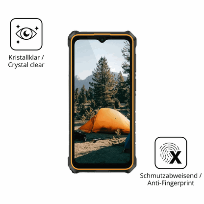 Flexible TPU-Folie passend zugeschnitten für Ulefone RugKing 3 Pro, vollständige Abdeckung