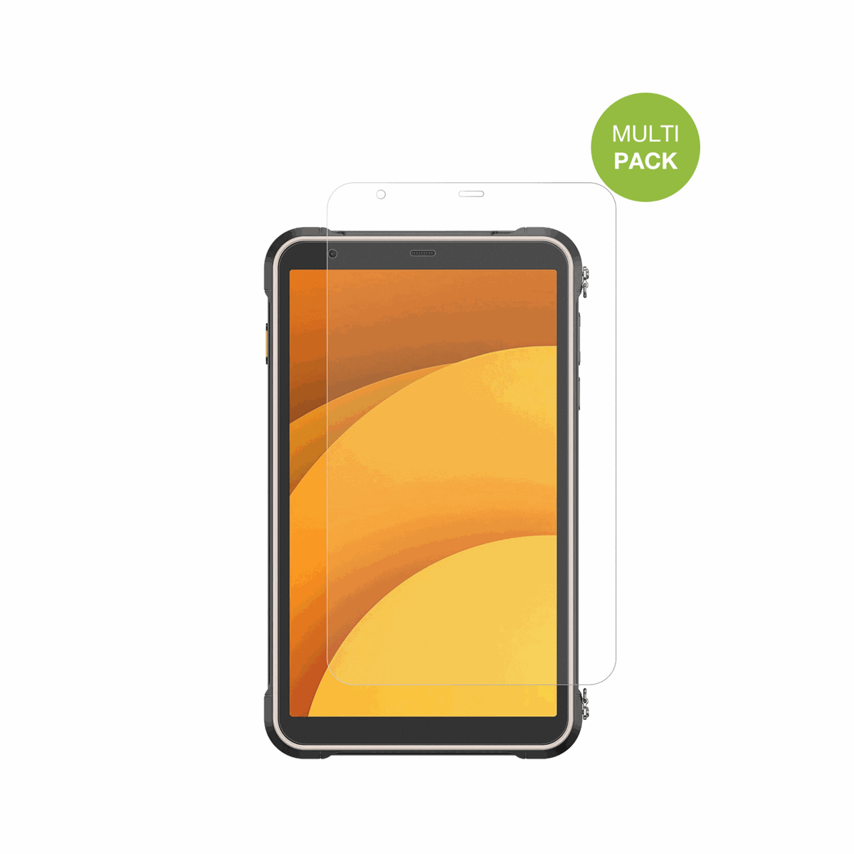 UlefoneRugKing Pad Pro mit aufgebrachter dipos Displayschutzfolie, die lästige Fingerabdrücke minimiert