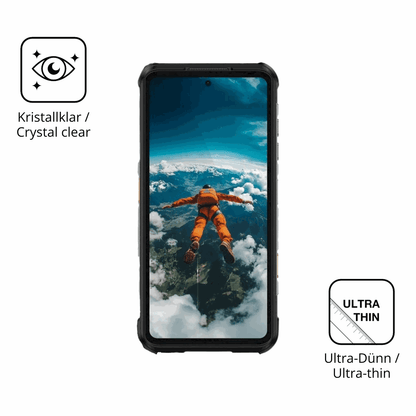 Dünne und klare Folie passend zugeschnitten für Ulefone RugOne Xever 7 Pro