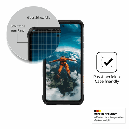 Besonders flexibler Displayschutz mit Anti-Shock-Schicht im Materialmix