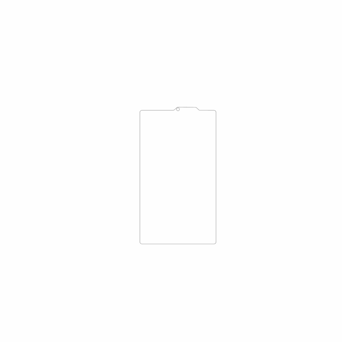 dipos Displayschutz für ulefonetab a9 pro kids, mattierte Oberfläche, geringe Dicke und perfekte Passform