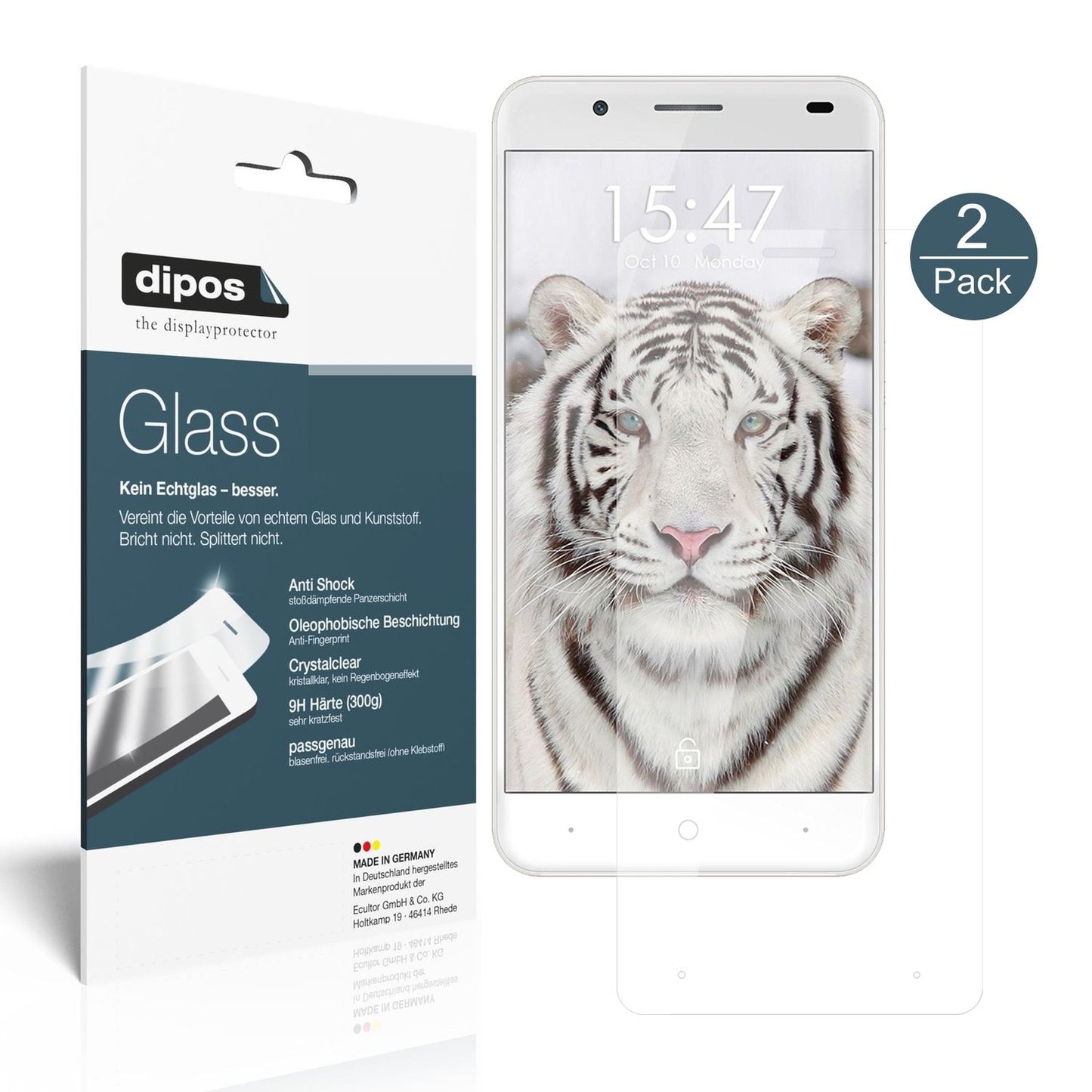Perfekte Passform und ultimative Qualität: Unser 9H Panzerglas bietet Schutz für Ulefone-Tiger