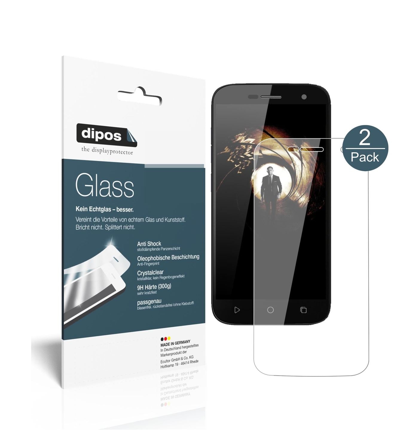 Perfekte Passform und ultimative Qualität: Unser 9H Panzerglas bietet Schutz für Ulefone-U007 Pro
