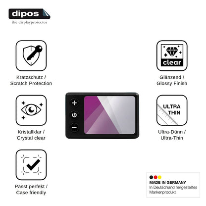 4x Schutzfolie klar für Bassadoro Lenker Display S E Display-Schutzfolie