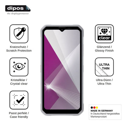 4x Schutzfolie klar für Blackview Marine 3 Display-Schutzfolie