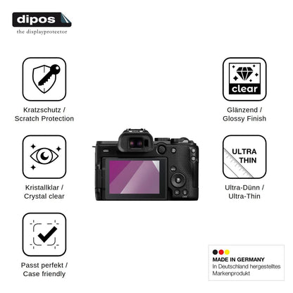 4x Schutzfolie klar für Canon EOS R8 Mark II Display-Schutzfolie