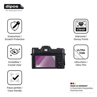 4x Schutzfolie klar für Hojocojo CDR10 Display-Schutzfolie