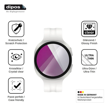 6x Schutzfolie klar für Samsung Galaxy Watch 9 40mm Display-Schutzfolie