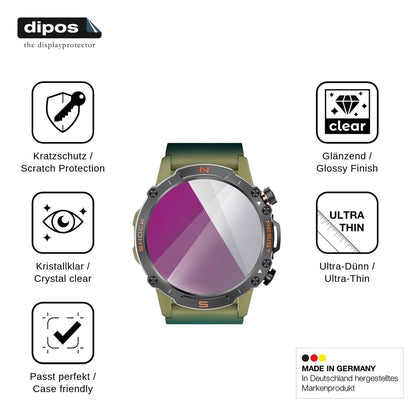 6x Schutzfolie klar für WalkerFit Motion 6 Display-Schutzfolie