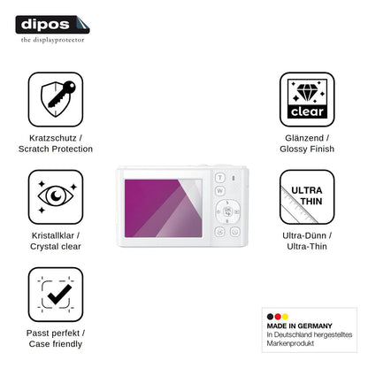 4x Schutzfolie klar für Zostuic Digitalkamera 8K 96MP Display-Schutzfolie