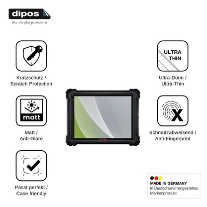2x Schutzfolie matt für Autel MaxiSYS Ultra S2 Display-Schutzfolie