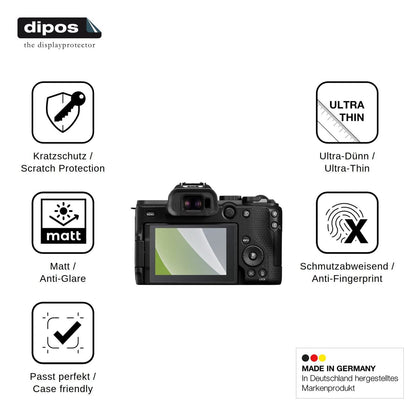 4x Schutzfolie matt für Canon EOS R8 Mark II Display-Schutzfolie